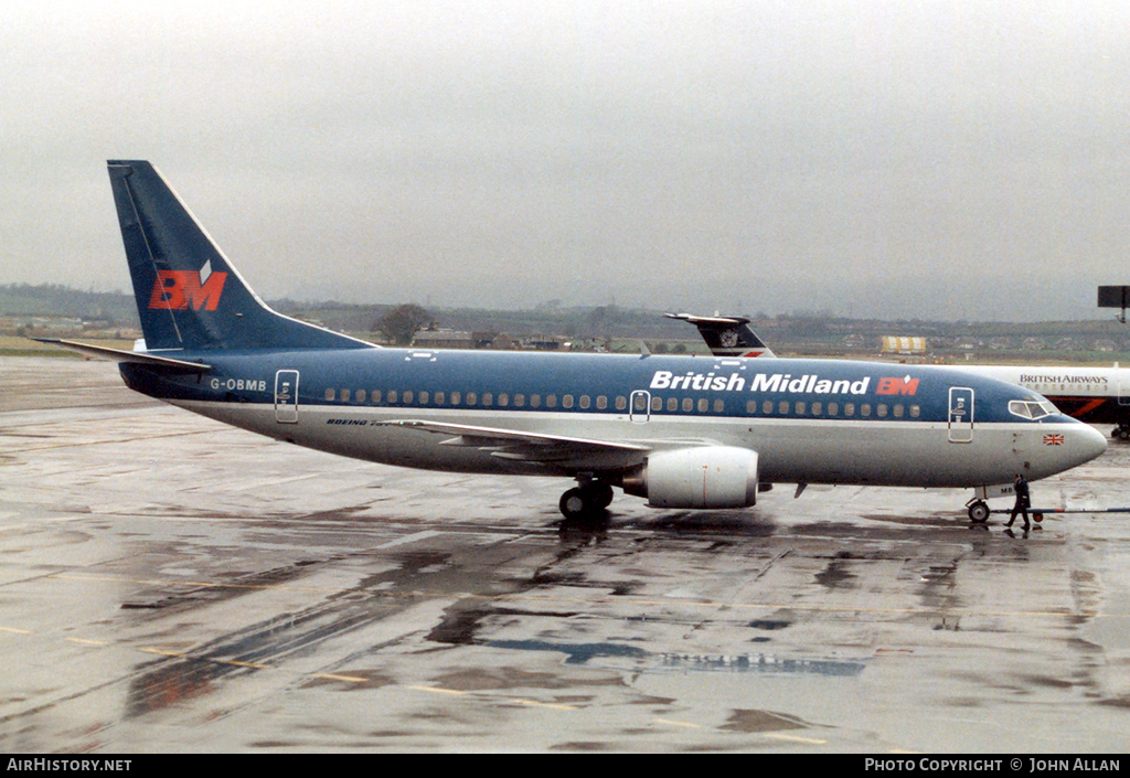 Aircraft Photo of G-OBMB | Boeing 737-33A | British Midland Airways - BMA | AirHistory.net #103615