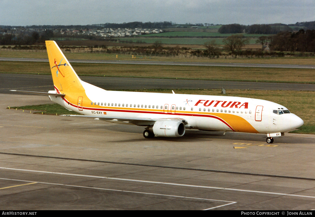 Aircraft Photo of EC-EXY | Boeing 737-4Y0 | Futura International Airways | AirHistory.net #103619