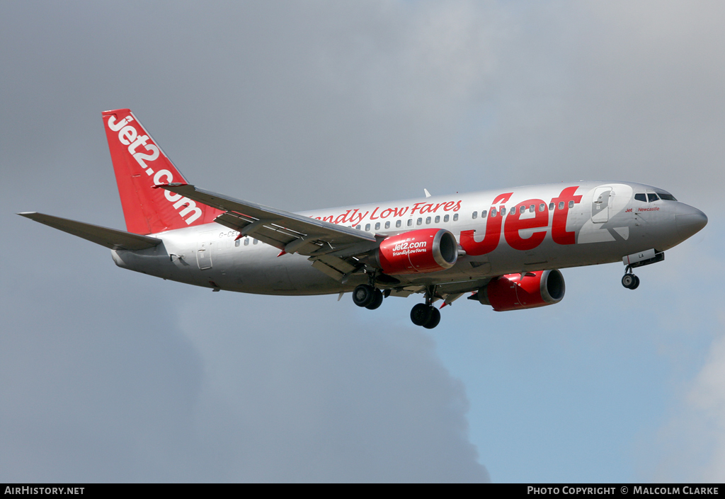 Aircraft Photo of G-CELA | Boeing 737-377(QC) | Jet2 | AirHistory.net #103629