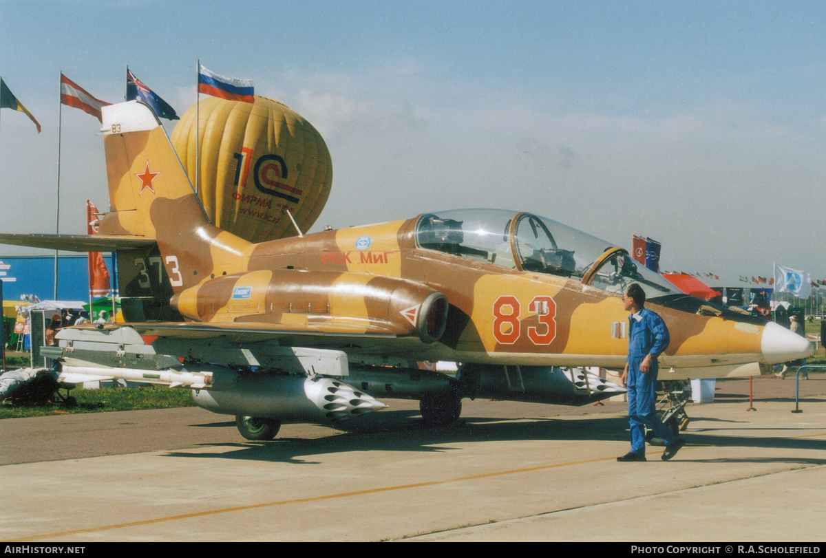 Aircraft Photo of 83 red | Mikoyan-Gurevich MiG-AT | Russia - Air Force | AirHistory.net #103645