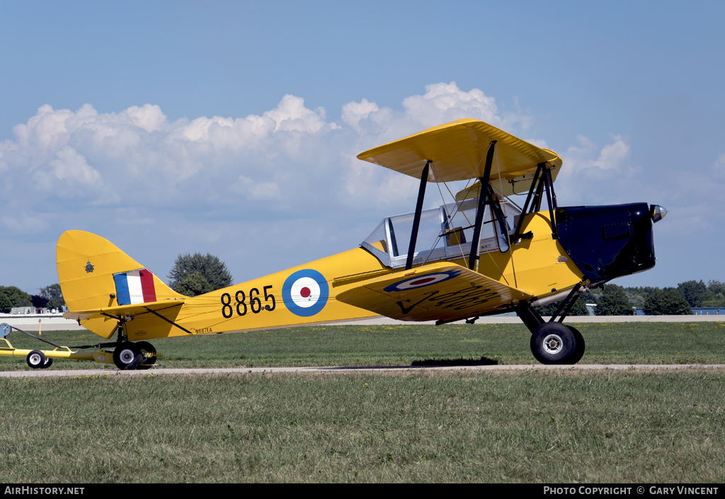 Aircraft Photo of N667EA | De Havilland D.H. 82C Tiger Moth | Canada - Air Force | AirHistory.net #103678