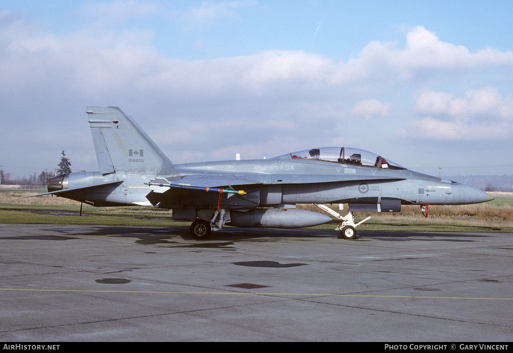 Aircraft Photo of 188903 | McDonnell Douglas CF-188B Hornet | Canada - Air Force | AirHistory.net #103680