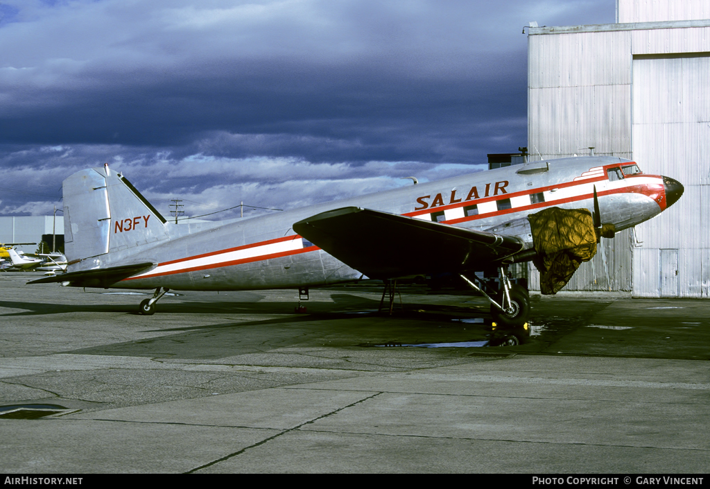 Aircraft Photo of N3FY | Douglas C-47A Skytrain | Salair | AirHistory.net #103683