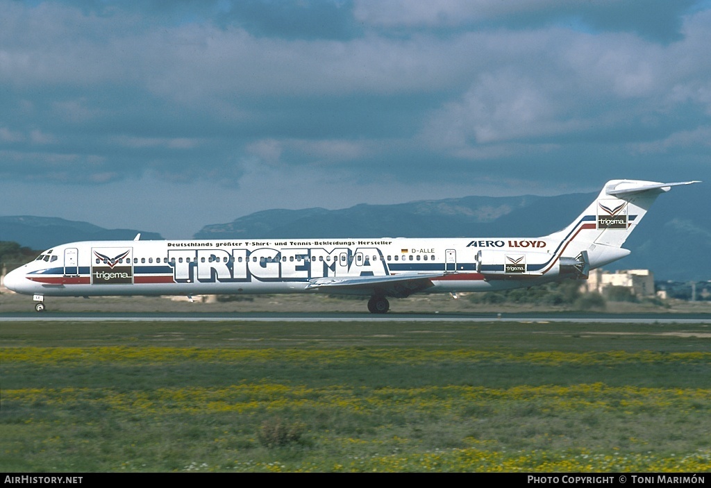 Aircraft Photo of D-ALLE | McDonnell Douglas MD-83 (DC-9-83) | Aero Lloyd | AirHistory.net #103736