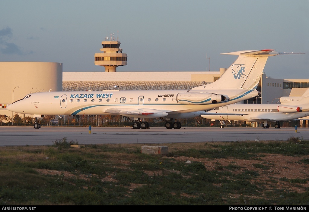 Aircraft Photo of UN-65799 | Tupolev Tu-134B-3 | Kazair West | AirHistory.net #103743