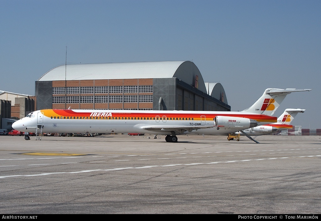 Aircraft Photo of TC-ONM | McDonnell Douglas MD-88 | Iberia | AirHistory.net #103748
