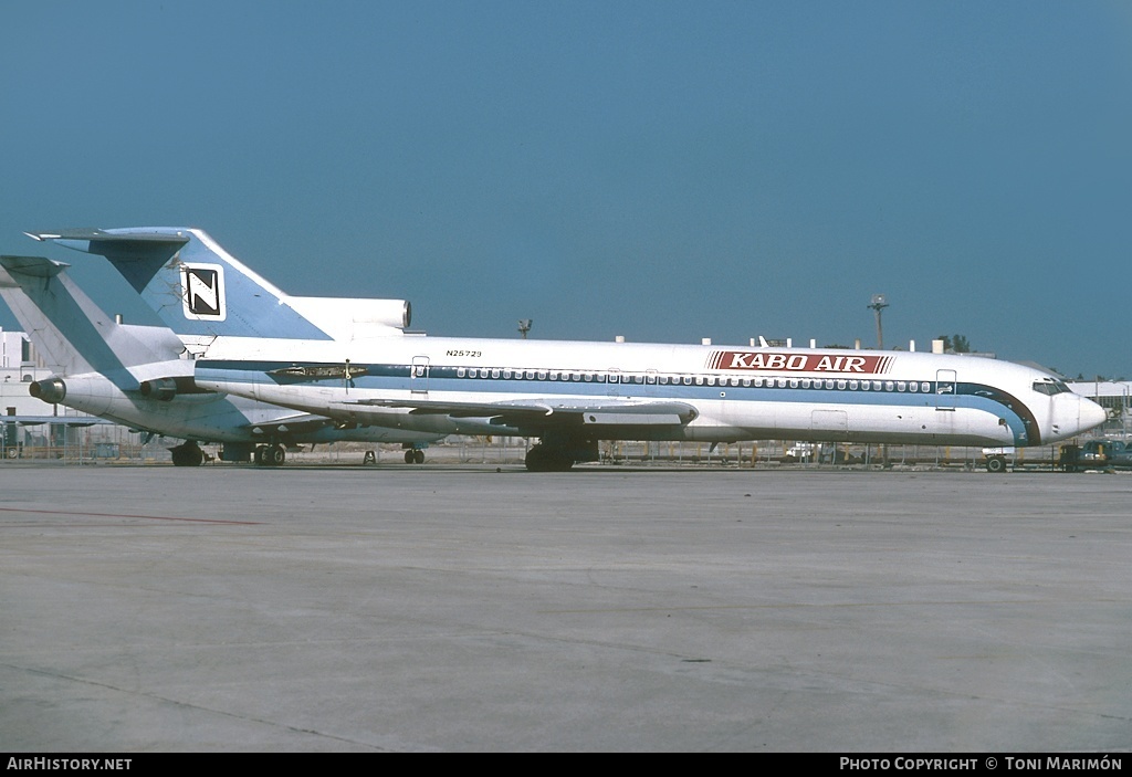 Aircraft Photo of N25729 | Boeing 727-224/Adv | Kabo Air | AirHistory.net #103749