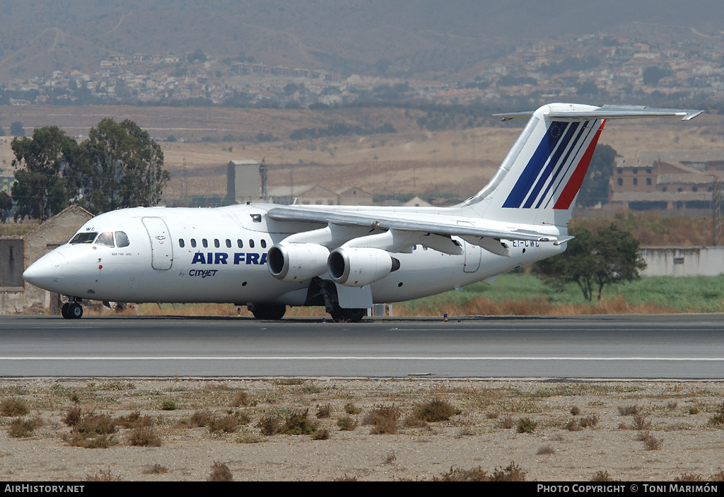 Aircraft Photo of EI-CWC | British Aerospace BAe-146-200A | Air France | AirHistory.net #103752