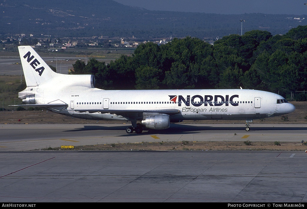 Aircraft Photo of SE-DPX | Lockheed L-1011-385-1 TriStar 50 | Nordic European Airlines | AirHistory.net #103753