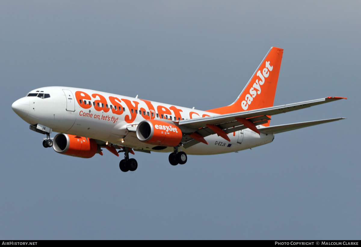 Aircraft Photo of G-EZJX | Boeing 737-73V | EasyJet | AirHistory.net #103786