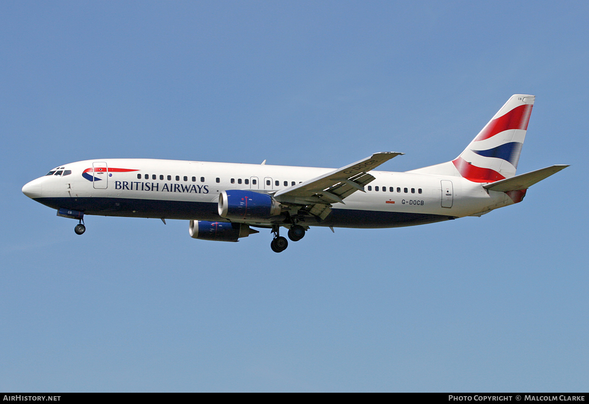 Aircraft Photo of G-DOCB | Boeing 737-436 | British Airways | AirHistory.net #103798