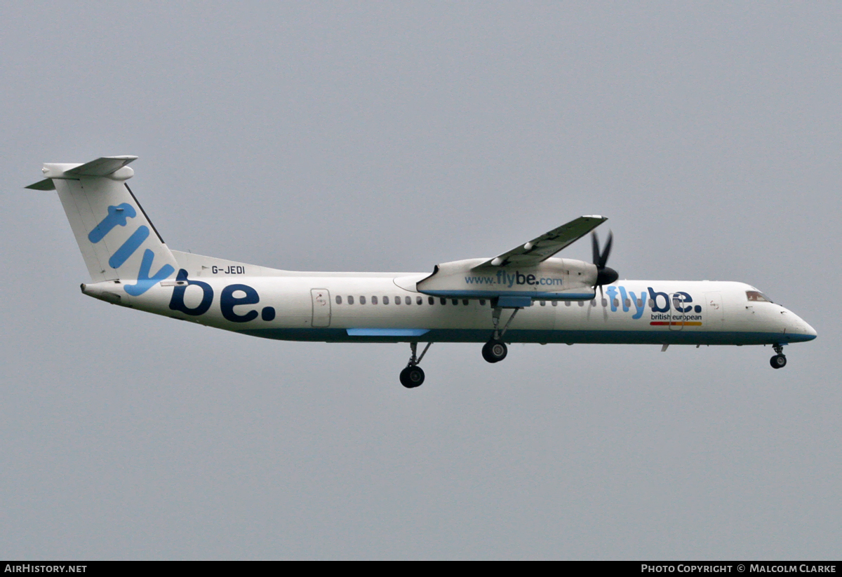 Aircraft Photo of G-JEDI | Bombardier DHC-8-402 Dash 8 | Flybe - British European | AirHistory.net #103816
