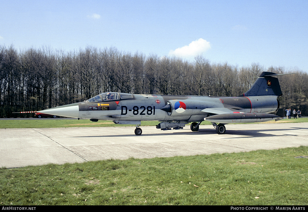Aircraft Photo of D-8281 | Lockheed F-104G Starfighter | Netherlands - Air Force | AirHistory.net #103822