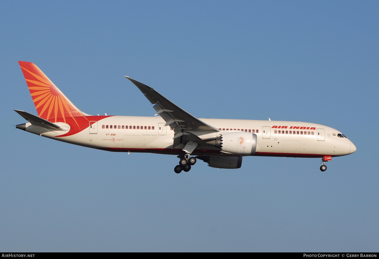 Aircraft Photo of VT-ANB | Boeing 787-8 Dreamliner | Air India | AirHistory.net #103827