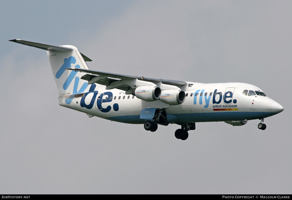 Aircraft Photo of G-JEAY | British Aerospace BAe-146-200 | Flybe - British European | AirHistory.net #103828