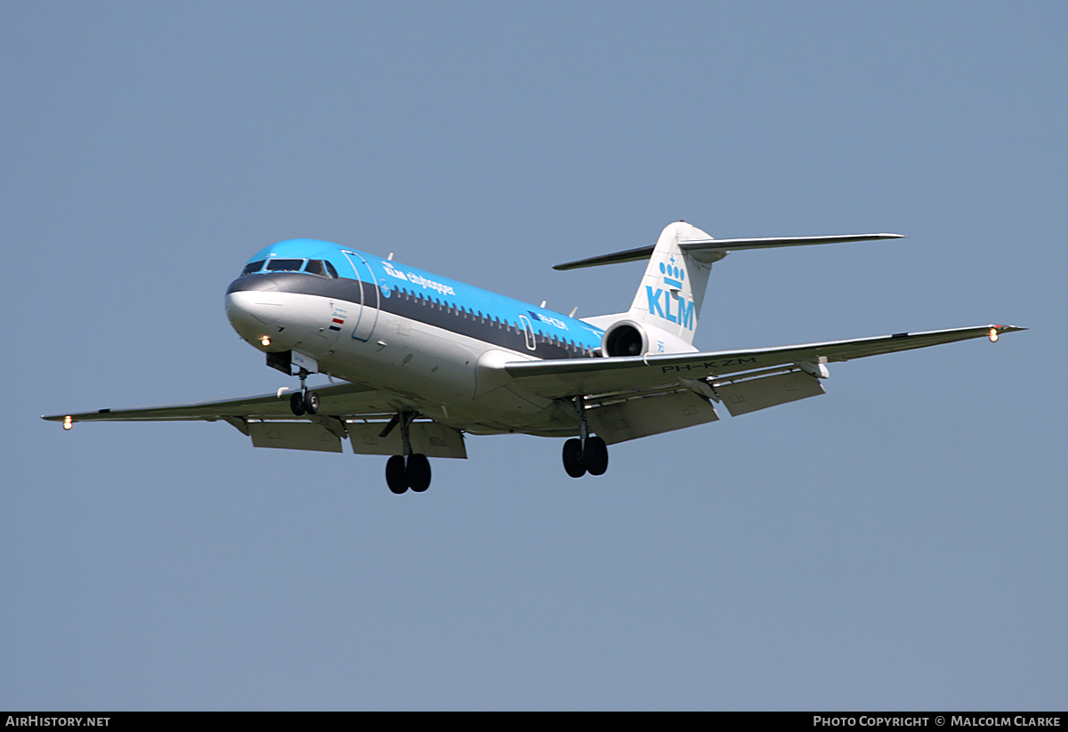 Aircraft Photo of PH-KZM | Fokker 70 (F28-0070) | KLM Cityhopper | AirHistory.net #103865