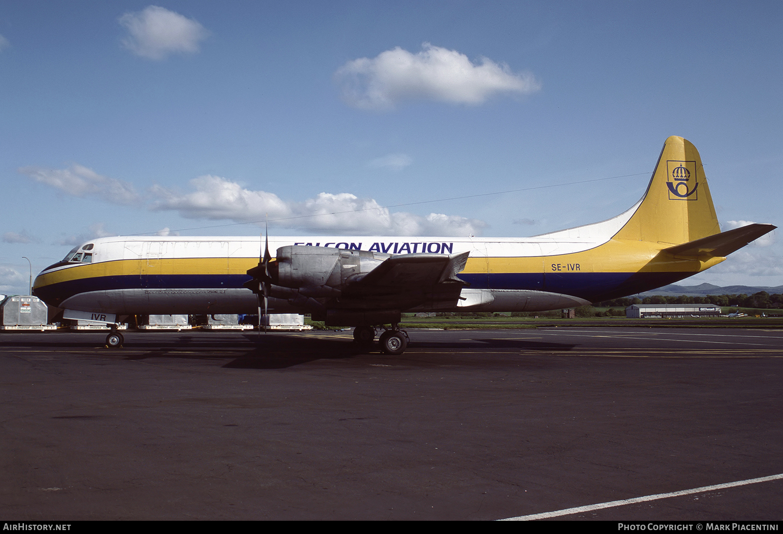 Aircraft Photo of SE-IVR | Lockheed L-188C(F) Electra | Falcon Aviation | AirHistory.net #103867