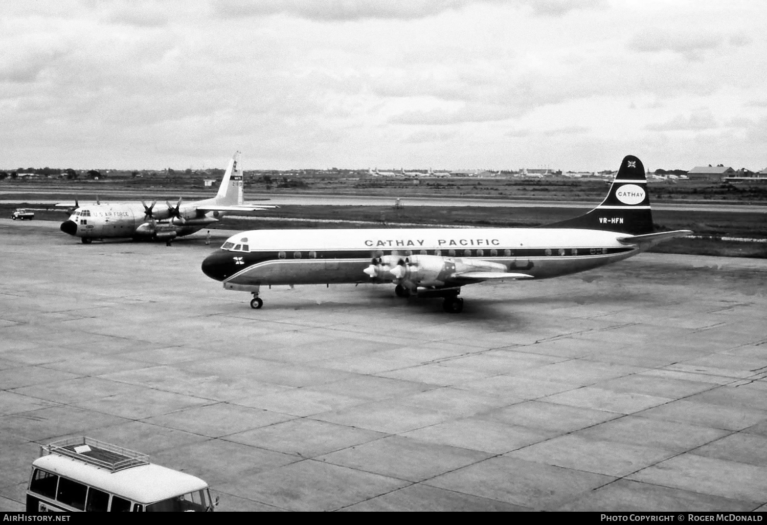Aircraft Photo of VR-HFN | Lockheed L-188A Electra | Cathay Pacific Airways | AirHistory.net #103905