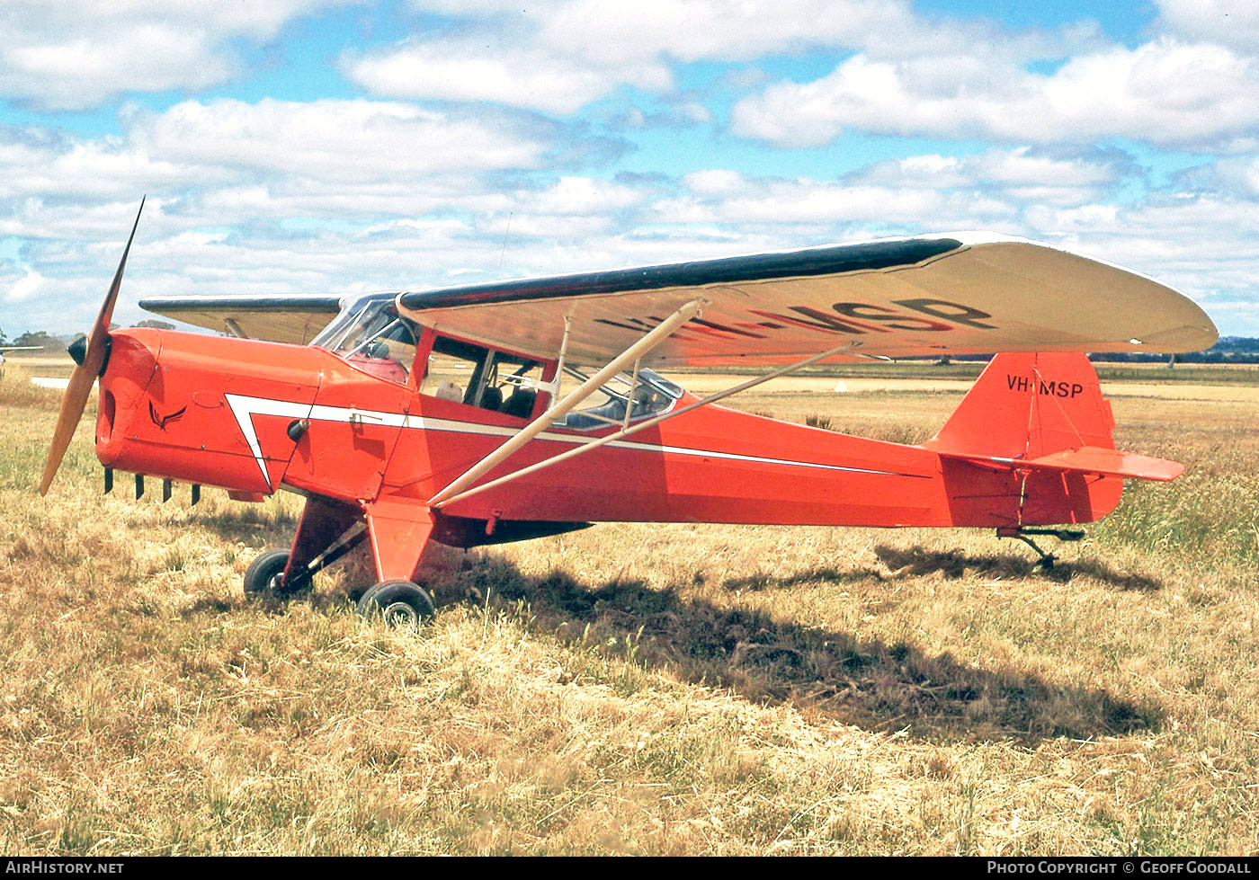 Aircraft Photo of VH-MSP | Auster J-5 Adventurer | AirHistory.net #103918