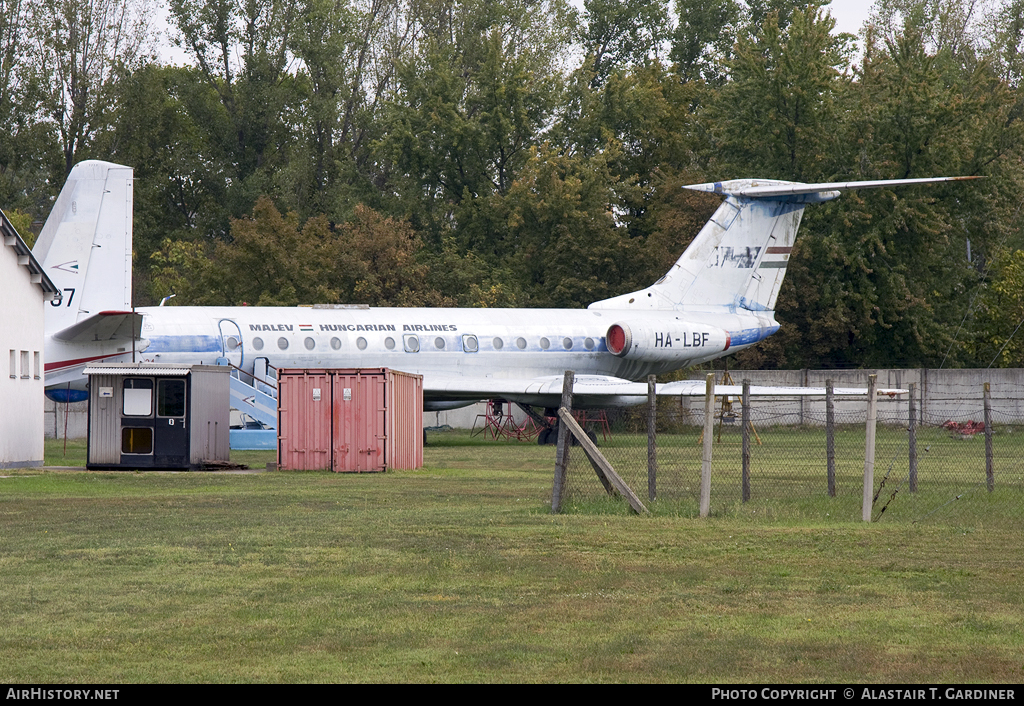 Aircraft Photo of HA-LBF | Tupolev Tu-134 | Malév - Hungarian Airlines | AirHistory.net #103928