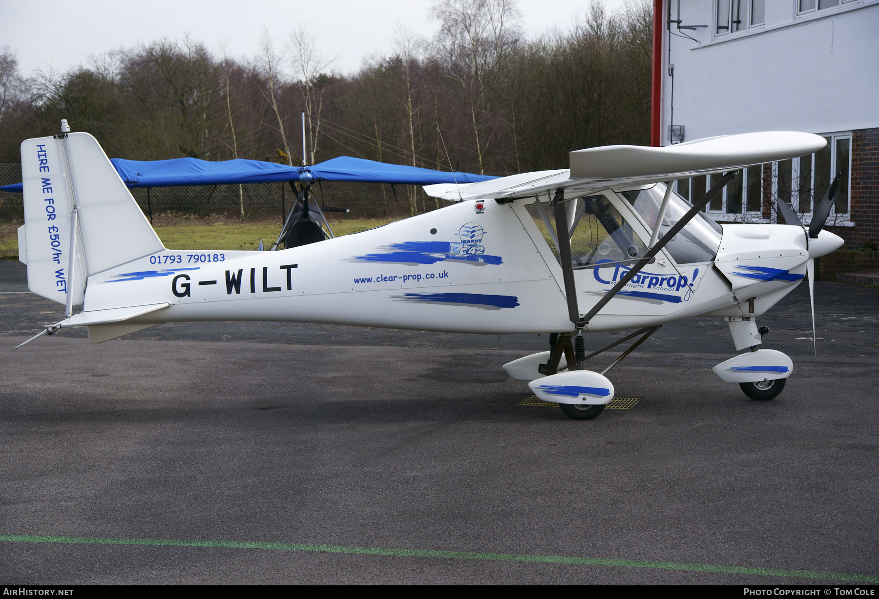 Aircraft Photo of G-WILT | Comco Ikarus C42-FB100 | Clearprop Microlight School | AirHistory.net #103933
