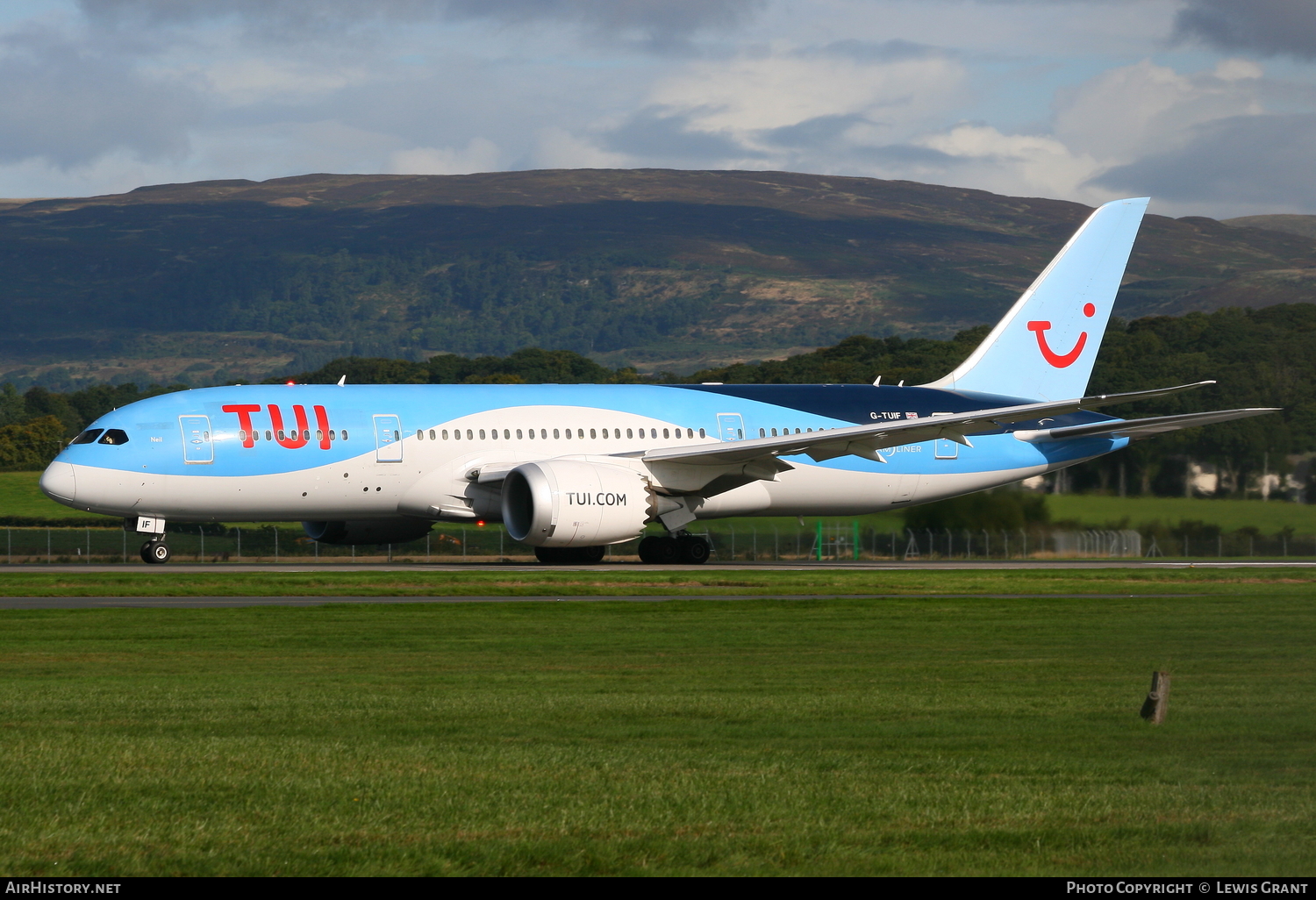 Aircraft Photo of G-TUIF | Boeing 787-8 Dreamliner | TUI | AirHistory.net #103941