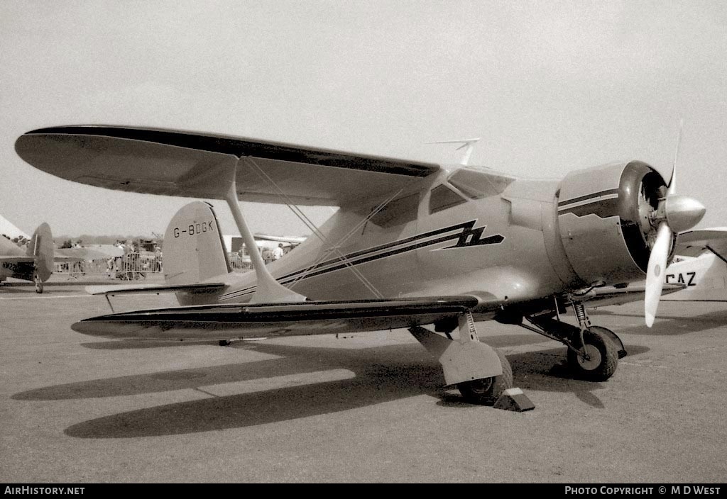 Aircraft Photo of G-BDGK | Beech D17S | AirHistory.net #103971