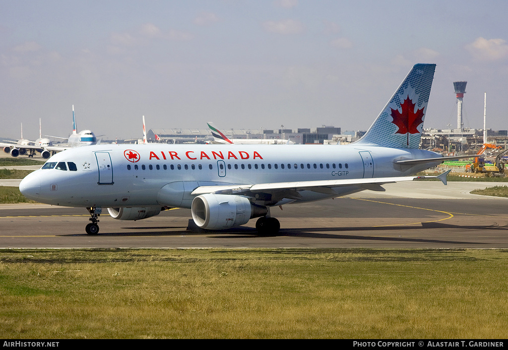 Aircraft Photo of C-GITP | Airbus A319-112 | Air Canada | AirHistory.net #103999