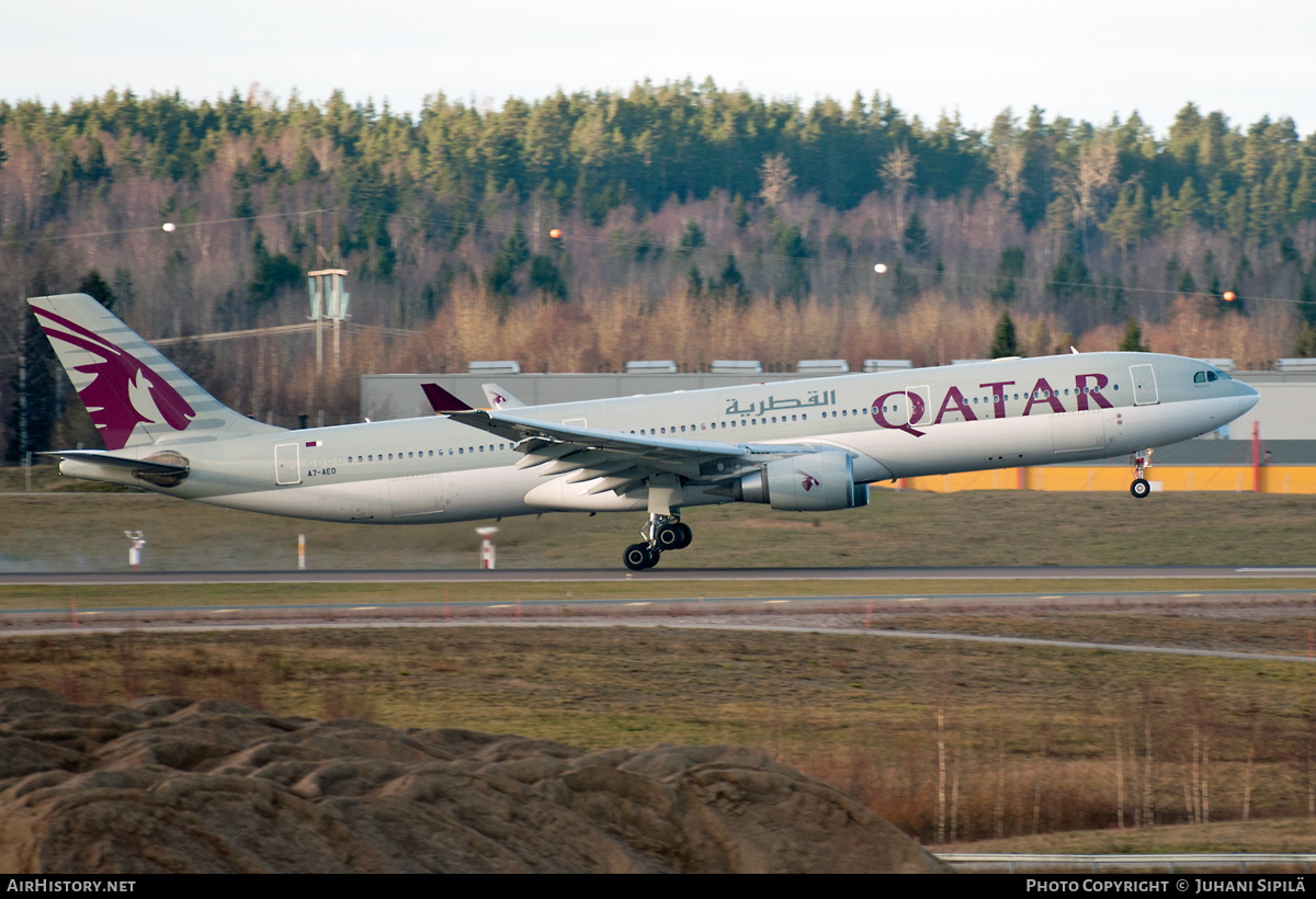 Aircraft Photo of A7-AEO | Airbus A330-302 | Qatar Airways | AirHistory.net #104075