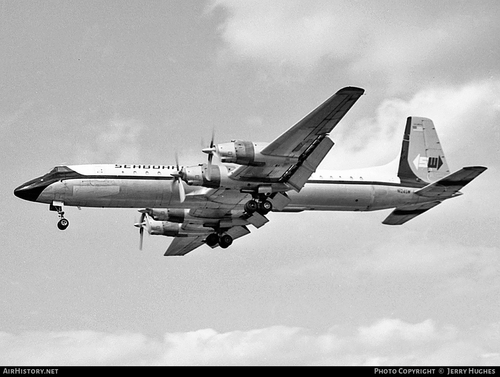 Aircraft Photo of N124SW | Canadair CL-44D4-1 | Seaboard World Airlines | AirHistory.net #104095