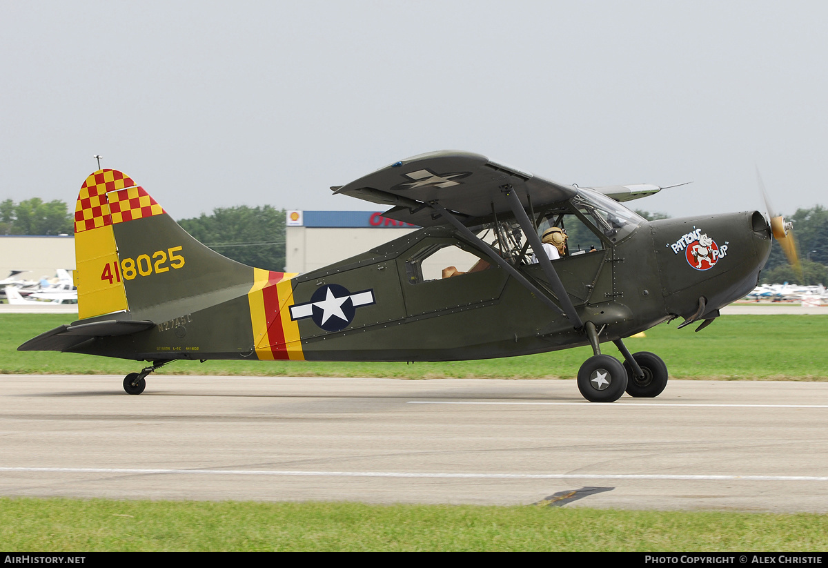 Aircraft Photo of N2745C / 418025 | Stinson L-5E Sentinel | USA - Air Force | AirHistory.net #104110