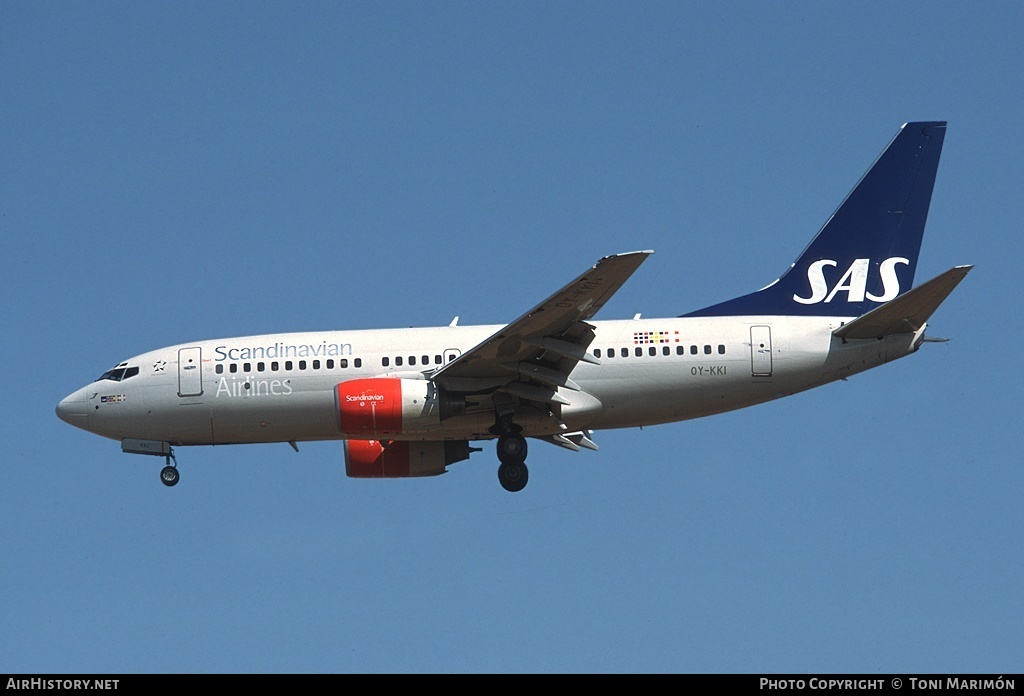 Aircraft Photo of OY-KKI | Boeing 737-783 | Scandinavian Airlines - SAS | AirHistory.net #104116