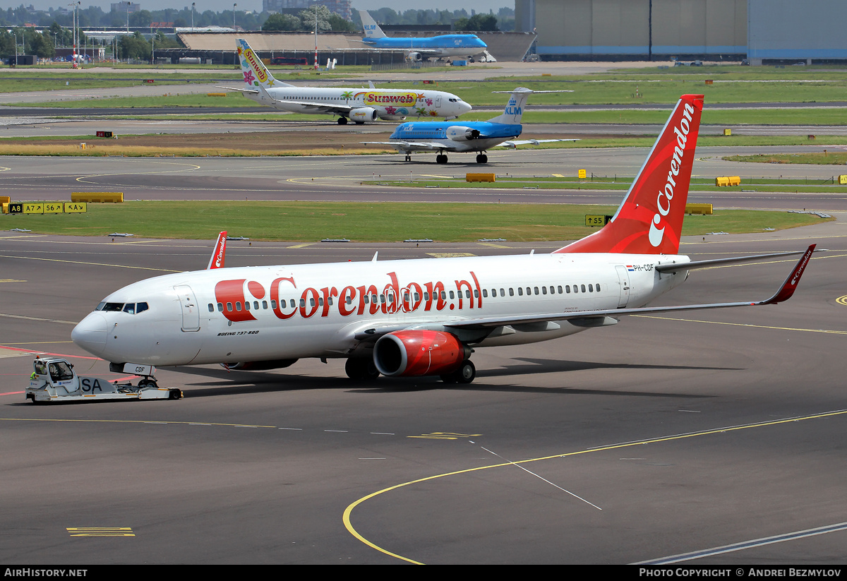 Aircraft Photo of PH-CDF | Boeing 737-804 | Corendon Dutch Airlines | AirHistory.net #104142