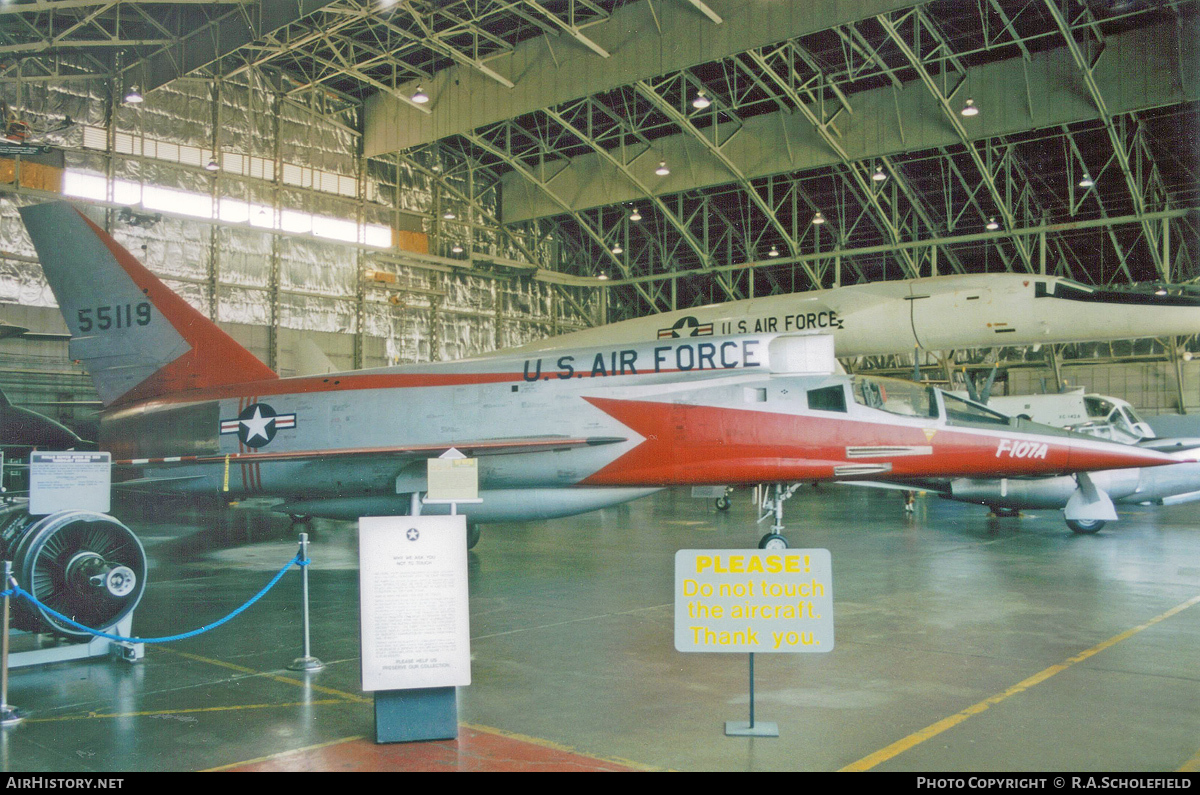 Aircraft Photo of 55-5119 / 55119 | North American F-107A | USA - Air Force | AirHistory.net #104149