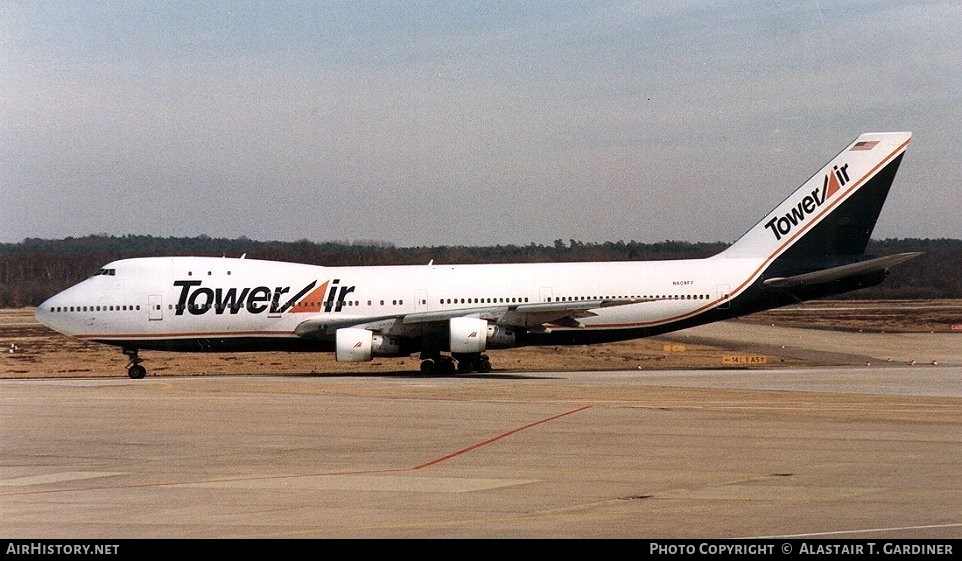 Aircraft Photo of N608FF | Boeing 747-131 | Tower Air | AirHistory.net #104152