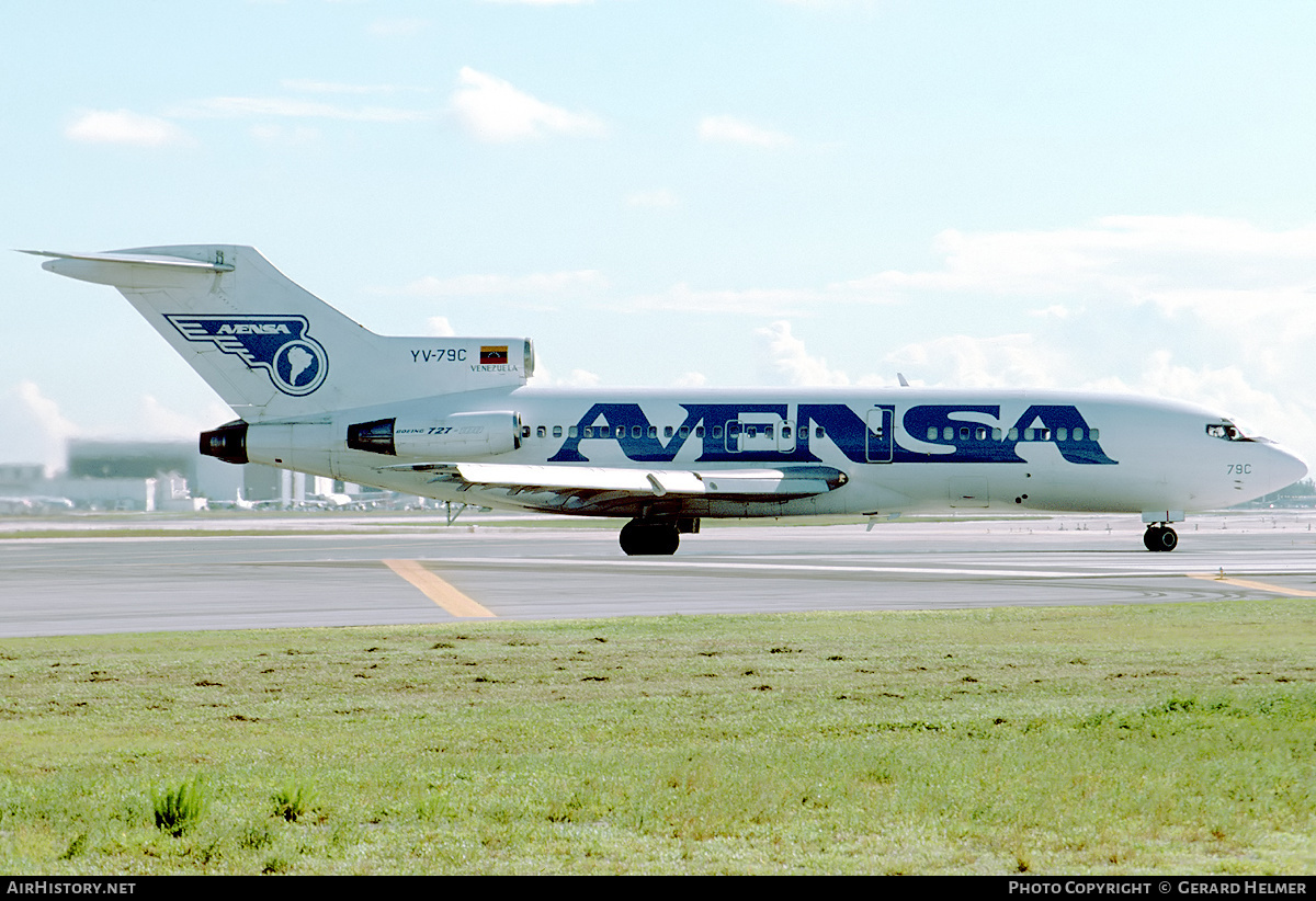 Aircraft Photo of YV-79C | Boeing 727-51 | Avensa - Aerovías Venezolanas | AirHistory.net #104155