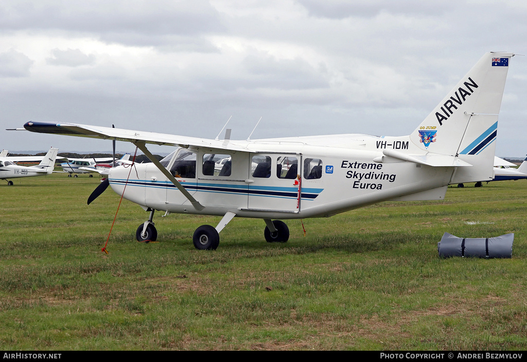 Aircraft Photo of VH-IDM | Gippsland GA8-TC320 Airvan | Extreme Skydiving Euroa | AirHistory.net #104198