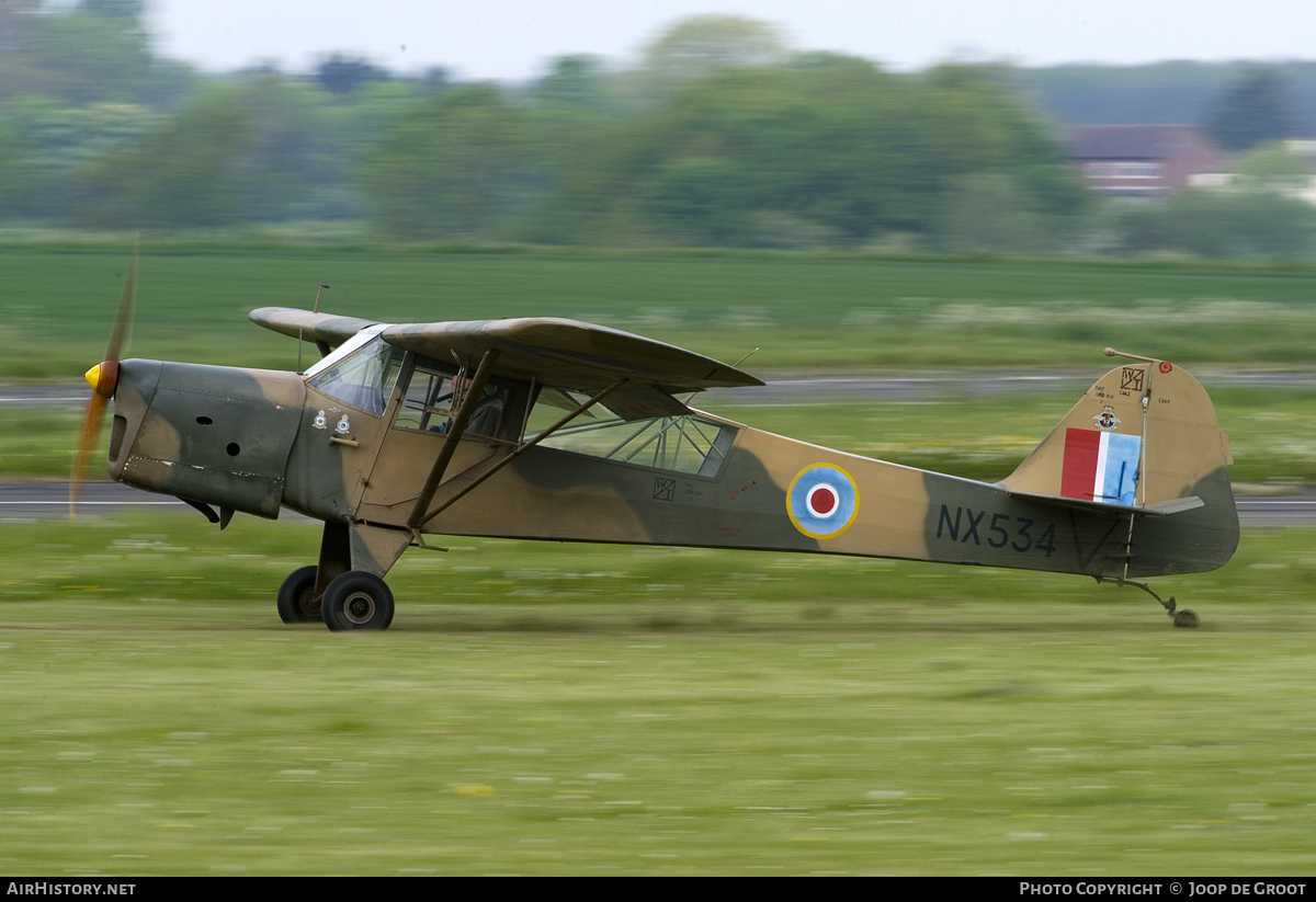 Aircraft Photo of G-BUDL / NX534 | Taylorcraft E Auster Mk3 | UK - Air Force | AirHistory.net #104218