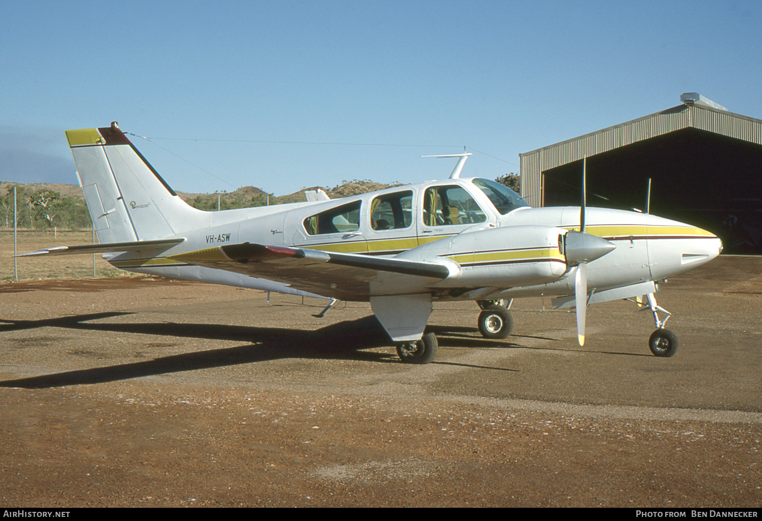 Aircraft Photo of VH-ASW | Beech C55 Baron (95-C55) | AirHistory.net #104232