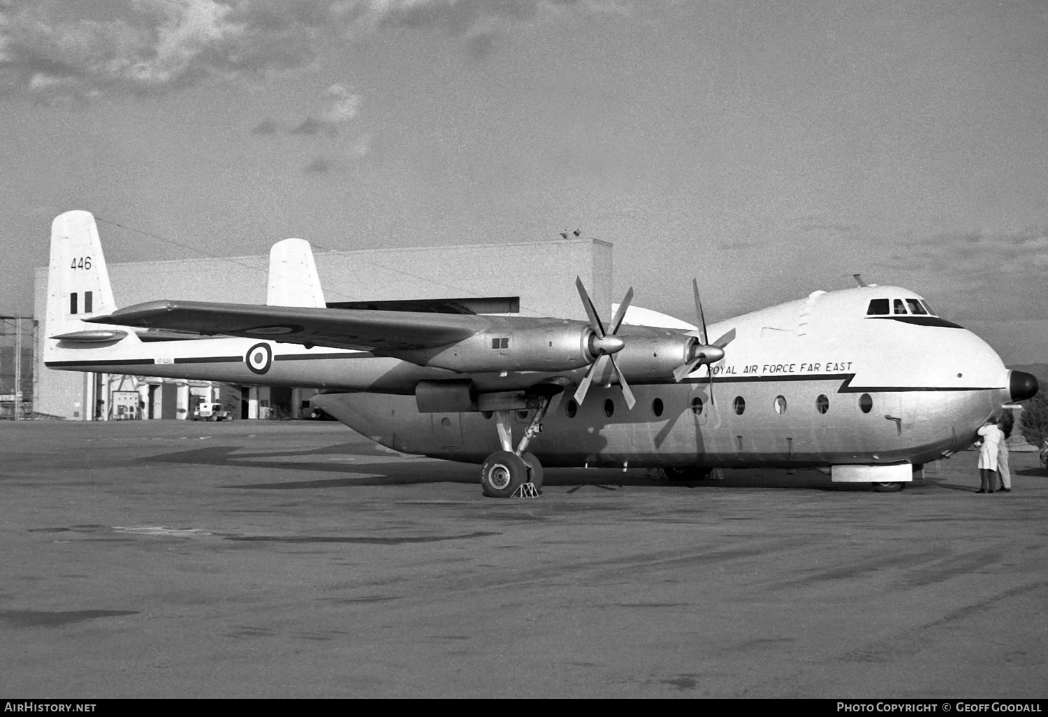 Aircraft Photo of XP446 | Armstrong Whitworth AW-660 Argosy C.1 | UK - Air Force | AirHistory.net #104234
