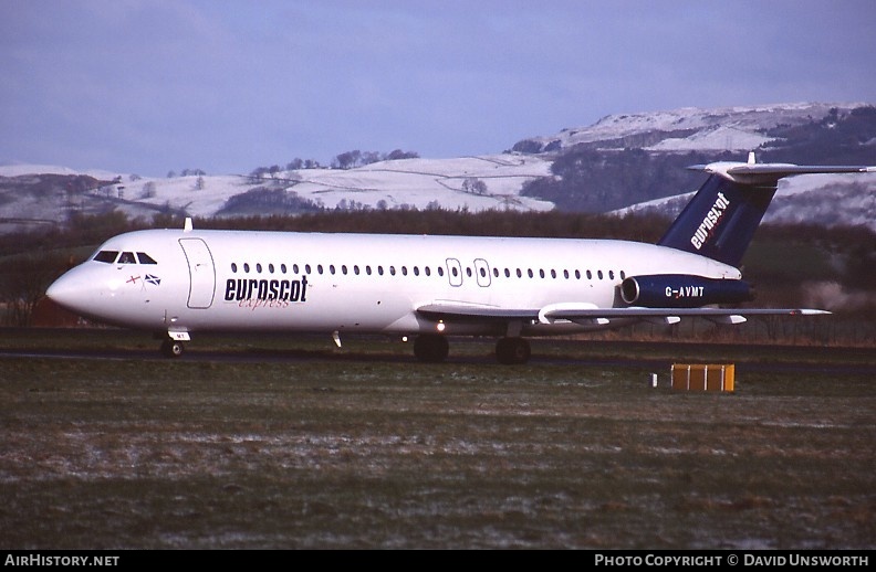 Aircraft Photo of G-AVMT | BAC 111-510ED One-Eleven | Euroscot Express | AirHistory.net #104251