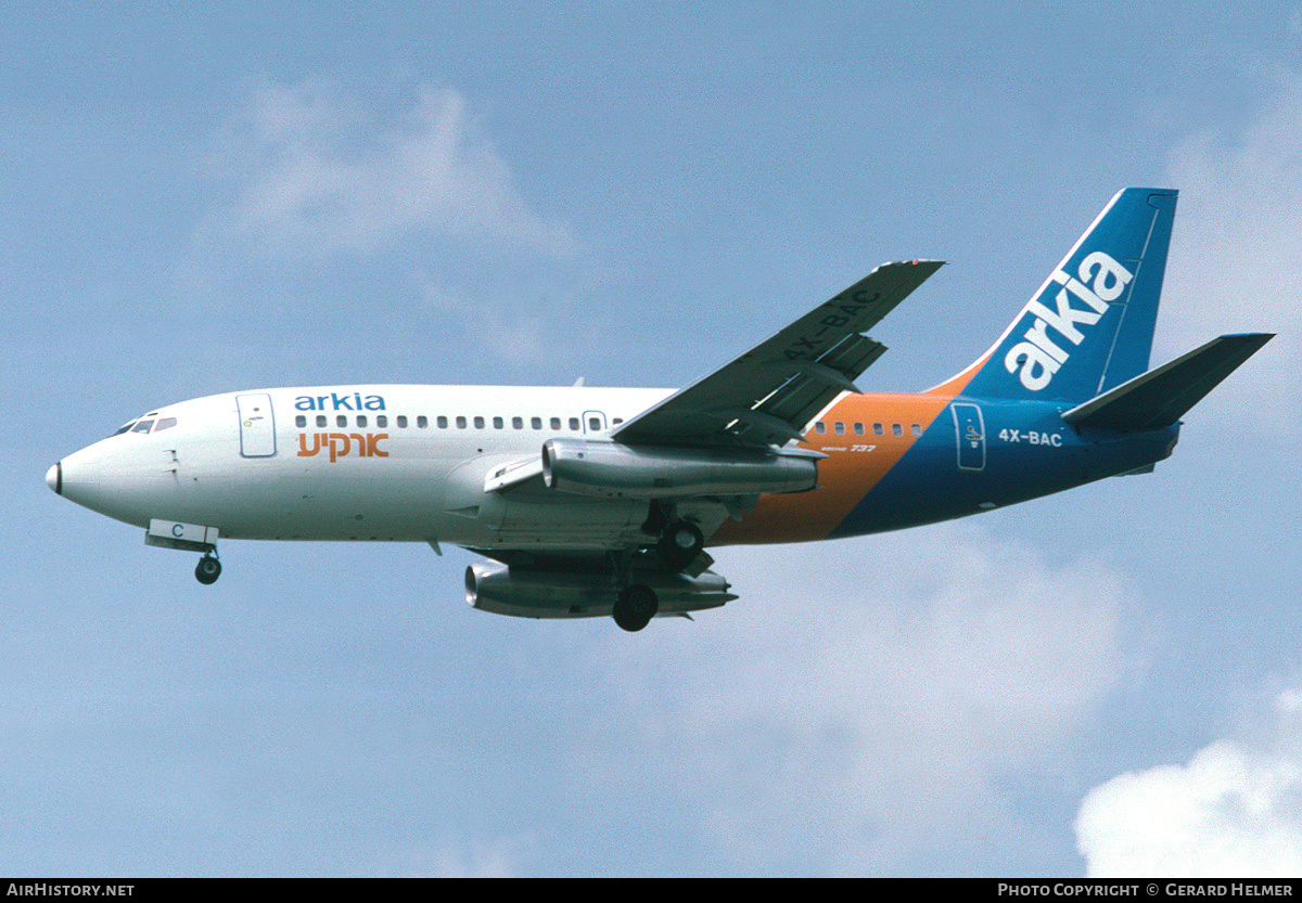 Aircraft Photo of 4X-BAC | Boeing 737-2E7/Adv | Arkia Israeli Airlines | AirHistory.net #104303