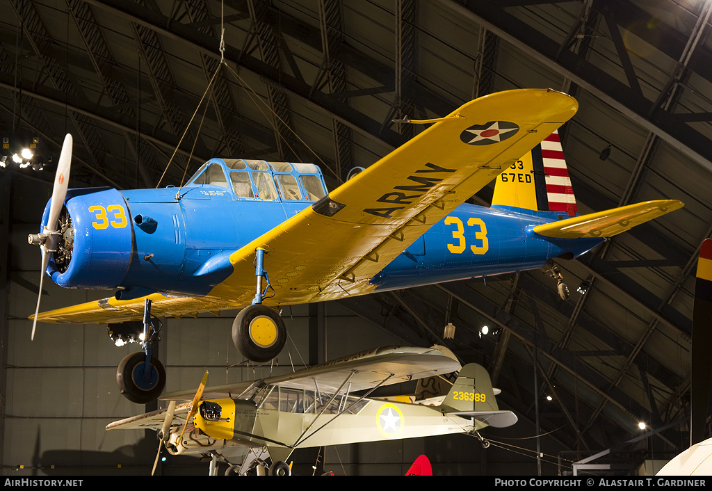 Aircraft Photo of 42-90629 | Vultee BT-13B Valiant | USA - Air Force | AirHistory.net #104313