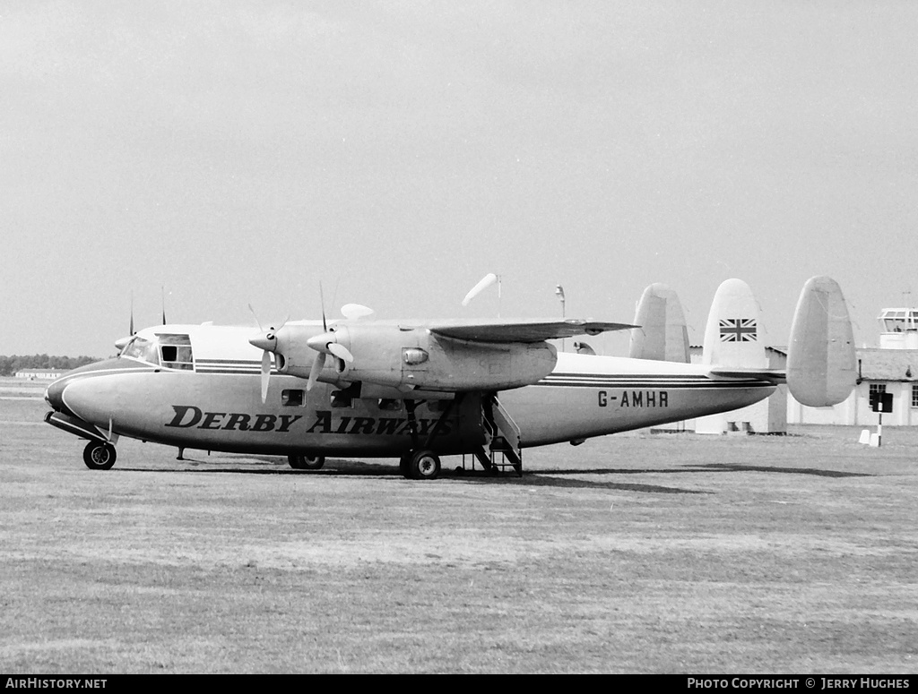 Aircraft Photo of G-AMHR | Handley Page HPR.1 Marathon Mk1A | Derby Airways | AirHistory.net #104316