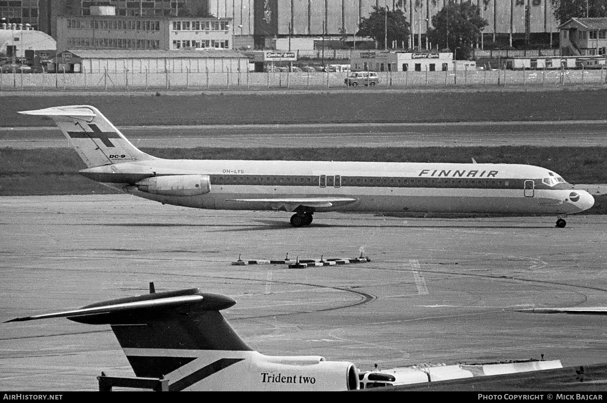 Aircraft Photo of OH-LYS | McDonnell Douglas DC-9-51 | Finnair | AirHistory.net #104318