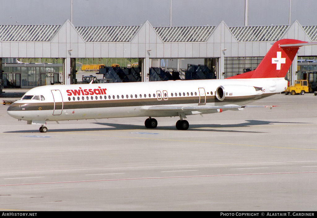 Aircraft Photo of HB-IVC | Fokker 100 (F28-0100) | Swissair | AirHistory.net #104323