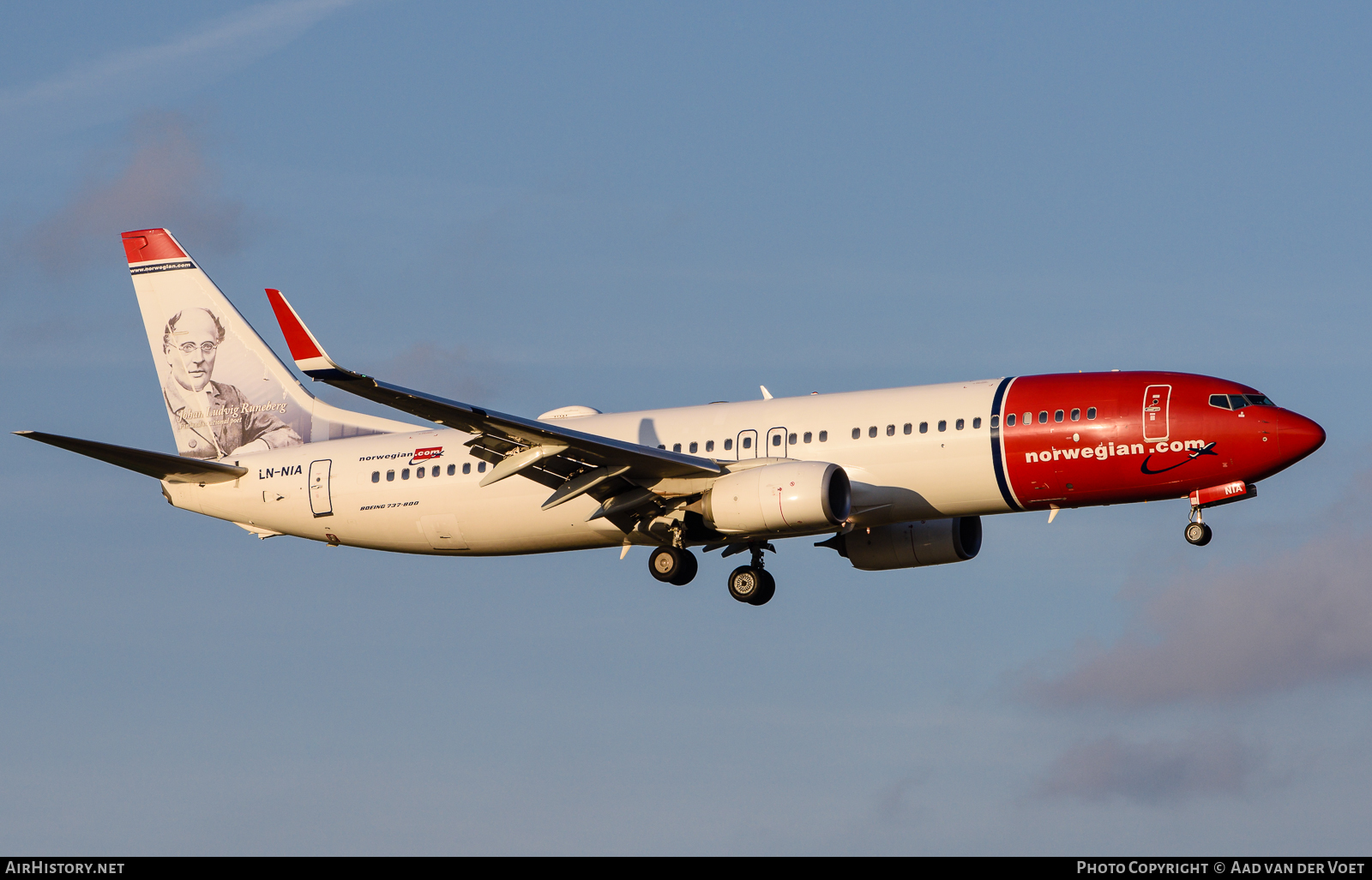 Aircraft Photo of LN-NIA | Boeing 737-8JP | Norwegian | AirHistory.net #104328