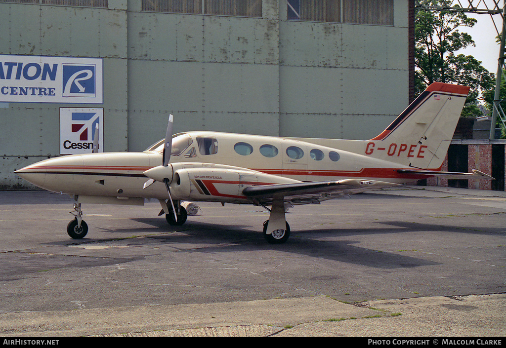 Aircraft Photo of G-OPEE | Cessna 421C Golden Eagle | AirHistory.net #104354