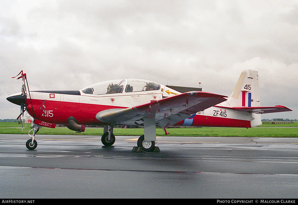 Aircraft Photo of ZF415 | Short S-312 Tucano T1 | UK - Air Force | AirHistory.net #104355