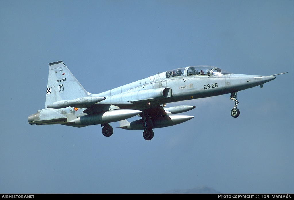 Aircraft Photo of AE9-005 | Northrop SF-5B Freedom Fighter | Spain - Air Force | AirHistory.net #104370